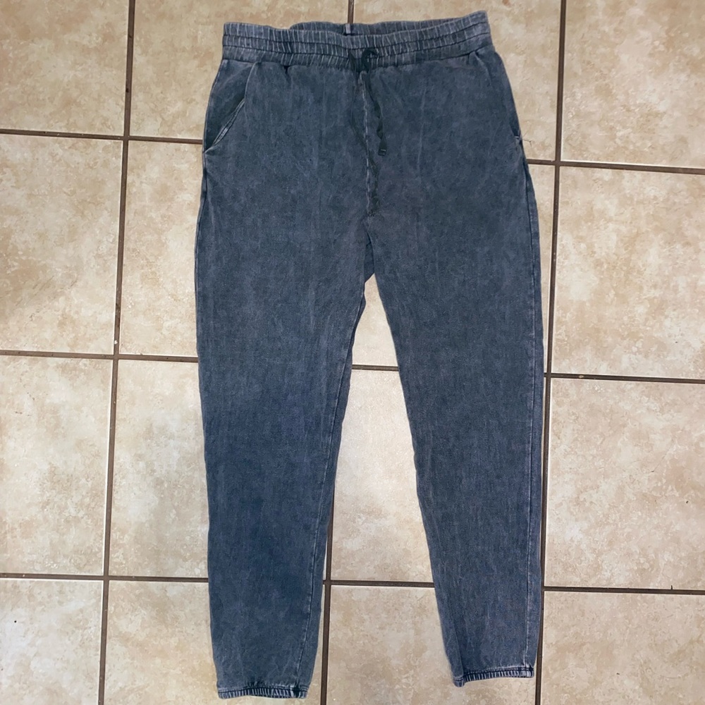 Anthropologie acid wash joggers
